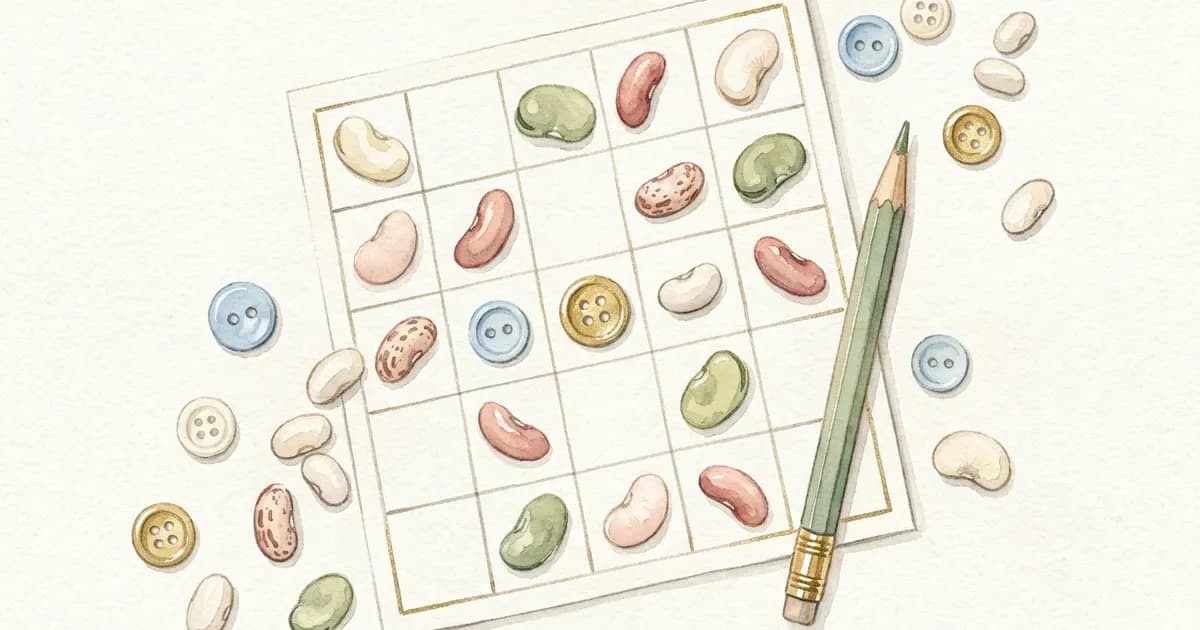 O que usar para marcar bingo de chá de bebê